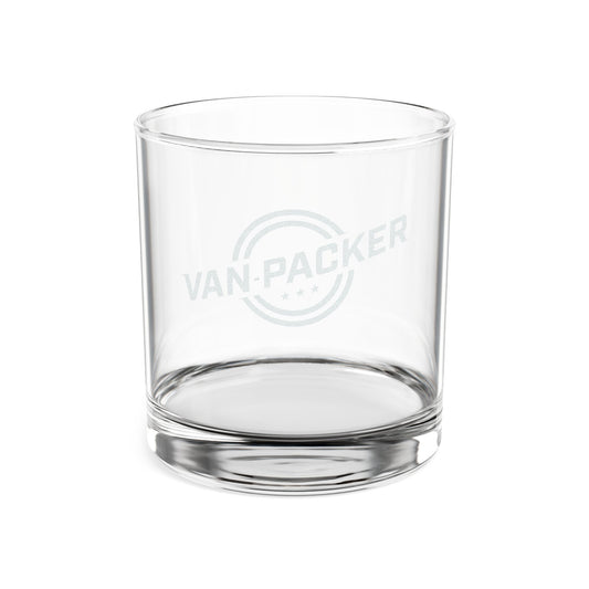 Engraved 10.5 oz Whiskey Glass  Van-Packer Rocks Glass