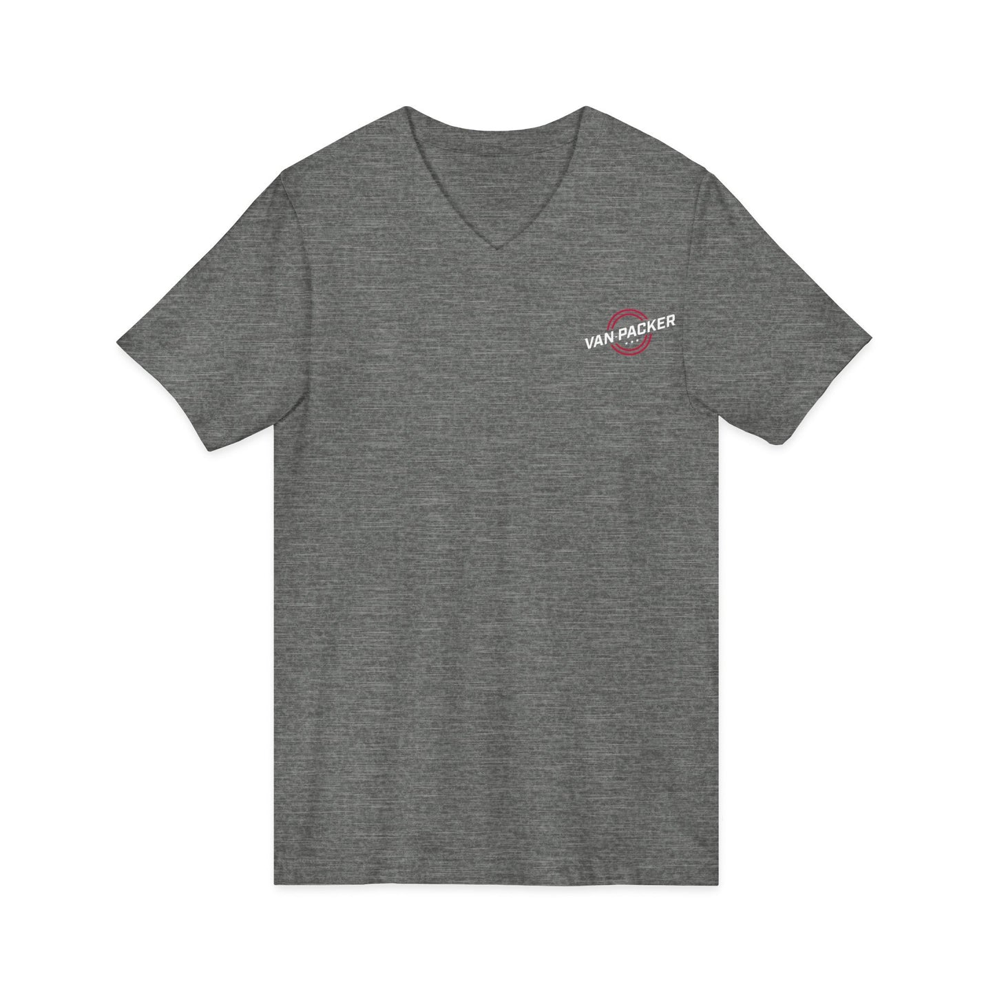 Unisex Jersey Short Sleeve Van-Packer V-Neck Tee