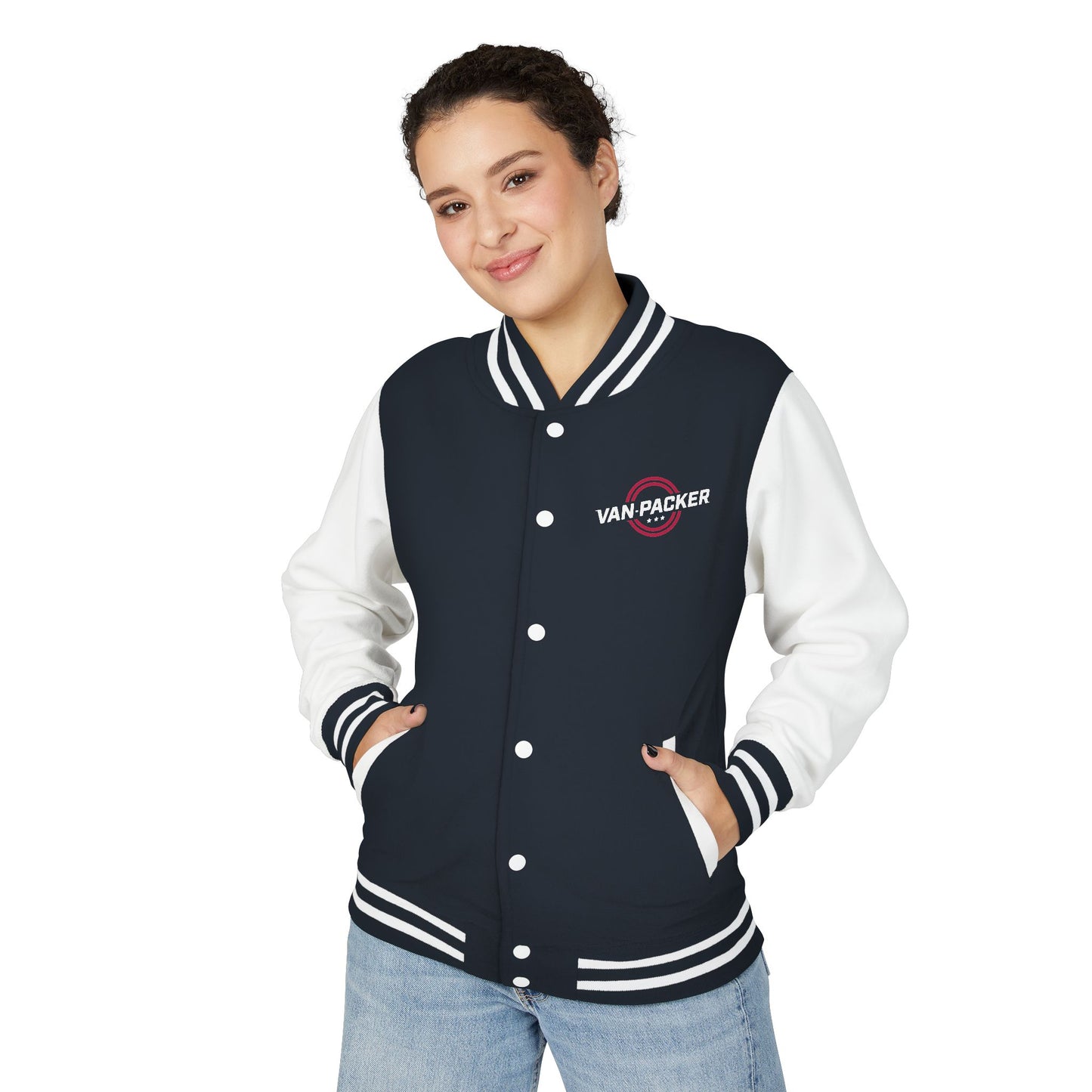 Unisex Heavyweight Van-Packer Letterman Jacket