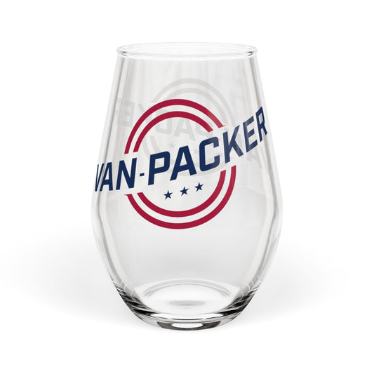Stemless Van-Packer Wine Glass, 11.75oz