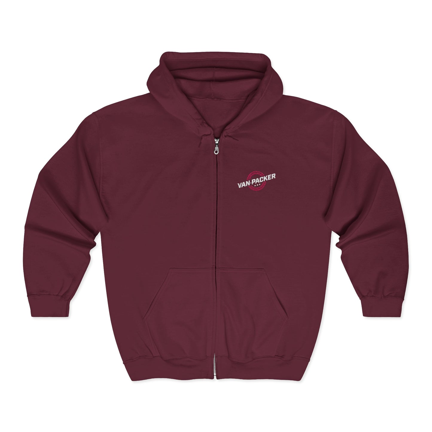 Unisex Heavy Blend™ Full Zip Hooded Van-Packer Sweatshirt