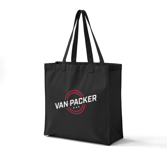 Canvas Grocery Van-Packer Logo Tote