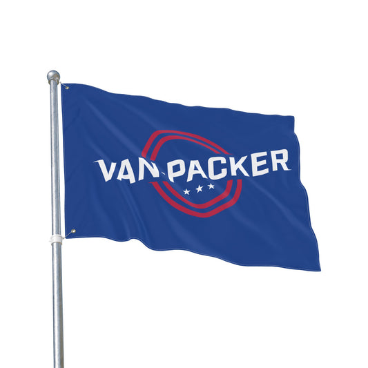 Double Sided Van-Packer Logo Flag