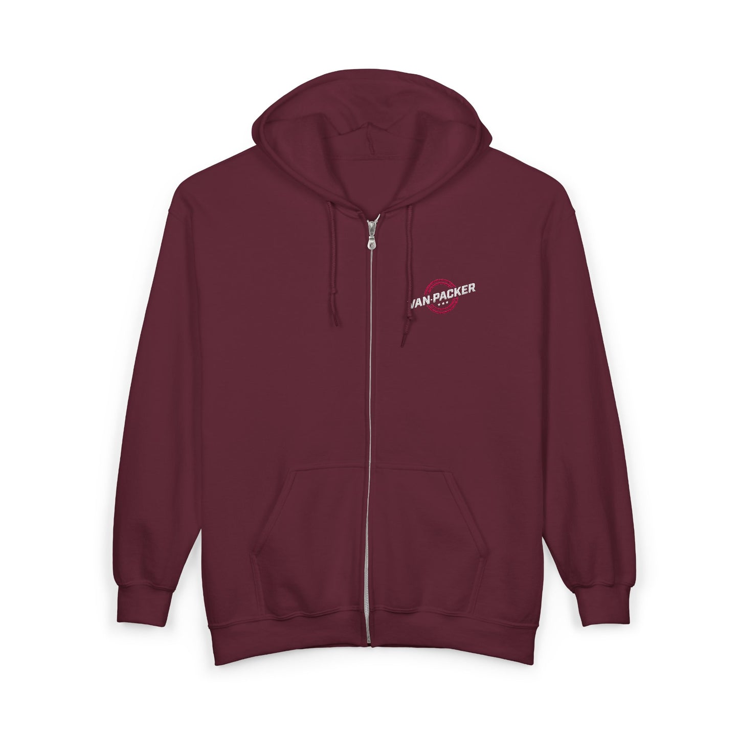 Unisex Heavy Blend™ Full Zip Hooded Van-Packer Sweatshirt
