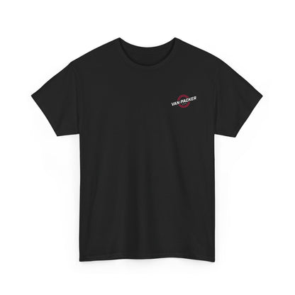 Van-Packer Logo Left Chest Made in the USA on Back T-Shirt