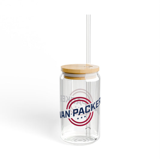 Van-Packer Logo Sipper Glass, 16oz