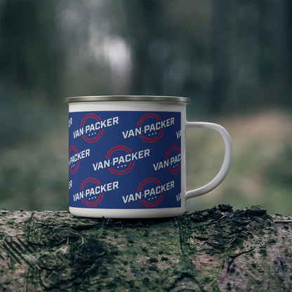 Enamel Camping Van-Packer Mug