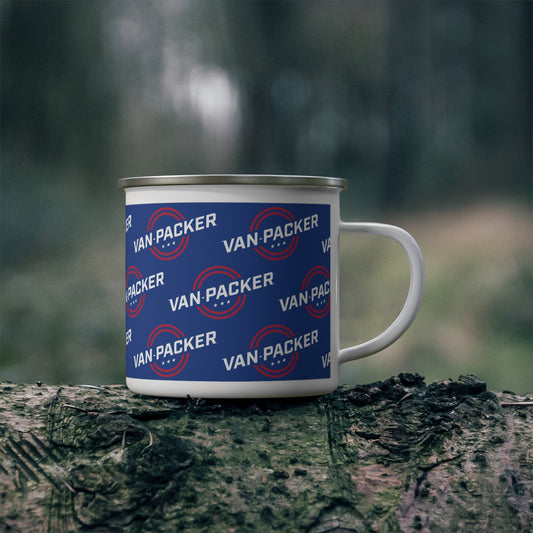 Enamel Camping Van-Packer Mug