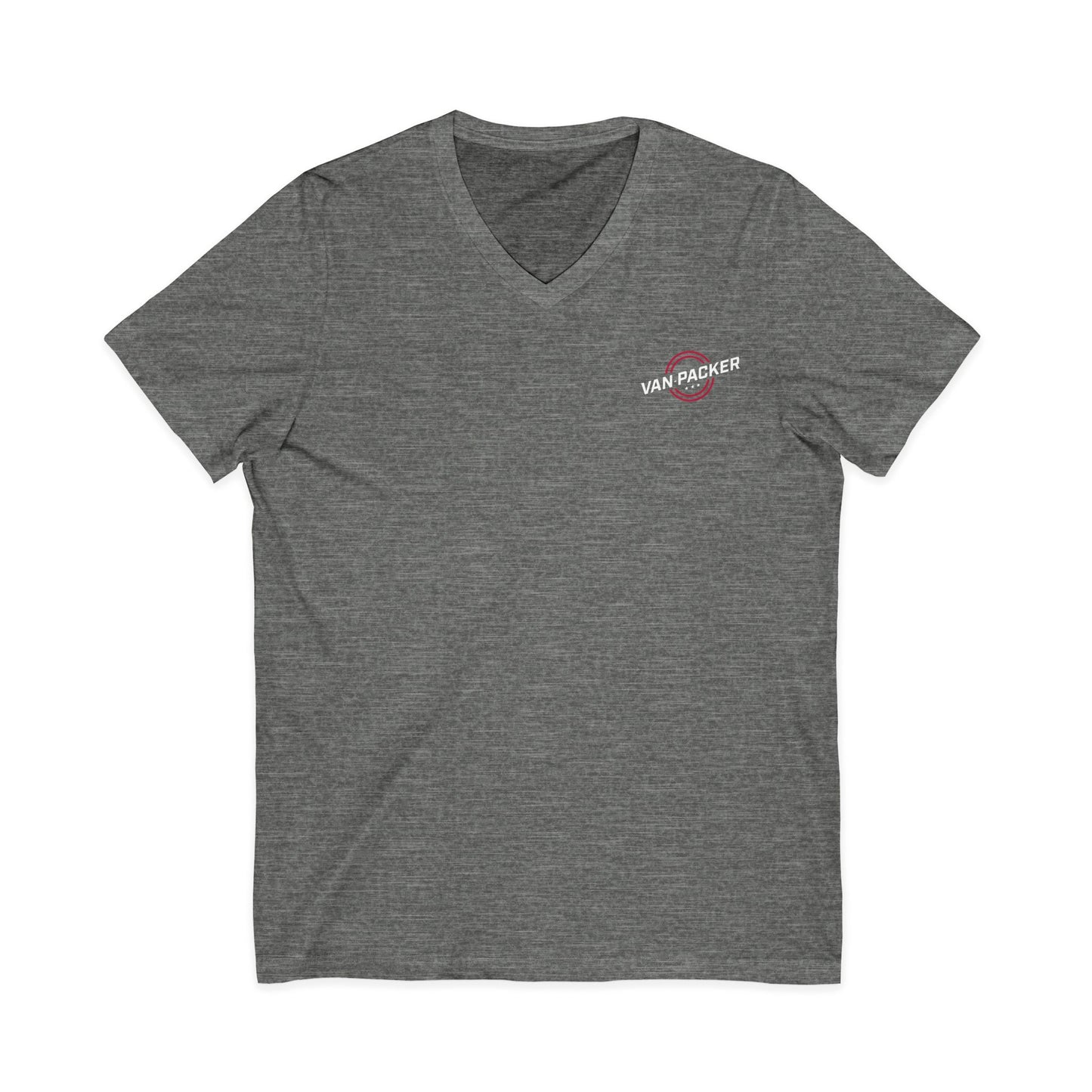 Unisex Jersey Short Sleeve Van-Packer V-Neck Tee