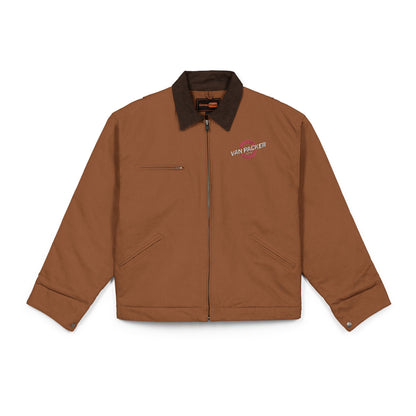 CornerStone® Unisex Duck Cloth Work Van-Packer Logo Jacket