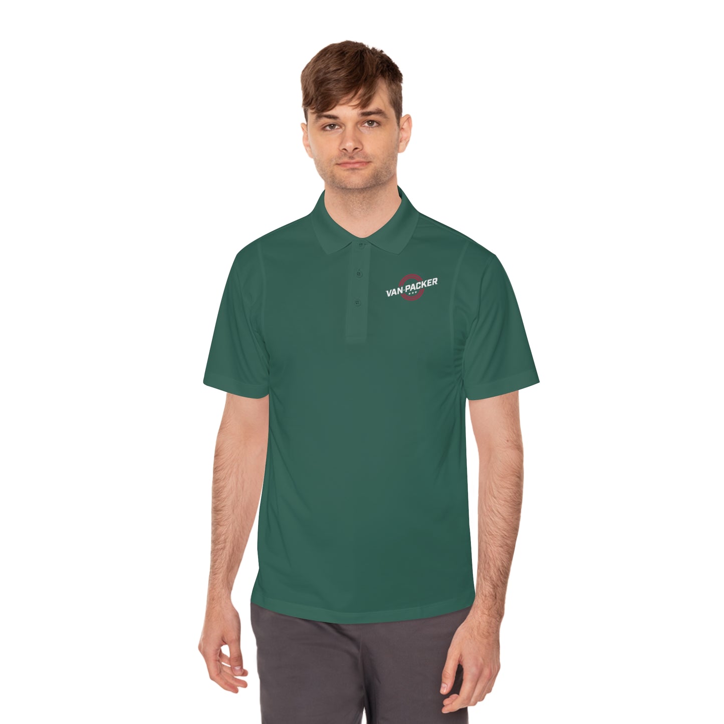 Van Packer Logo Sport Polo Men's Performance Work Shirt