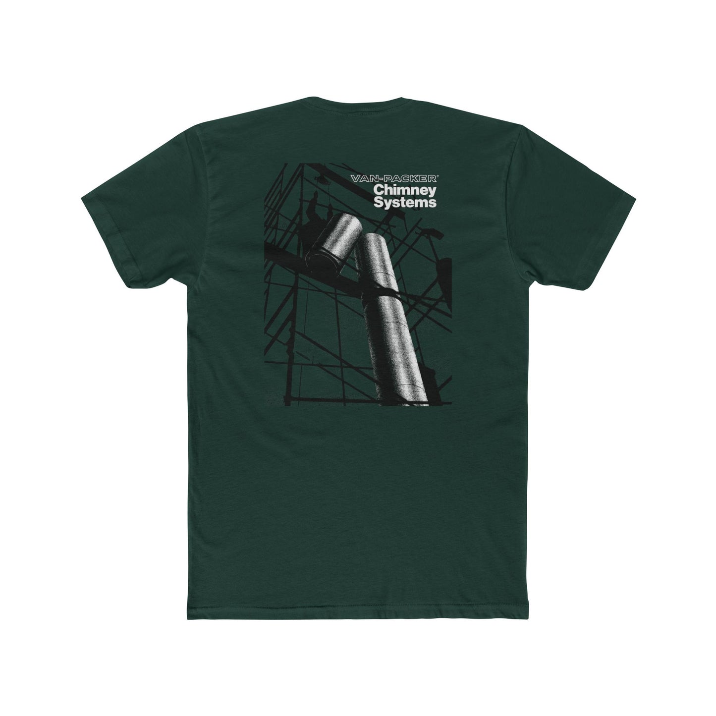 Vintage Industrial Back Print Unisex Van-Packer Tee