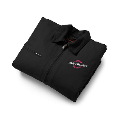 CornerStone® Unisex Duck Cloth Work Van-Packer Logo Jacket