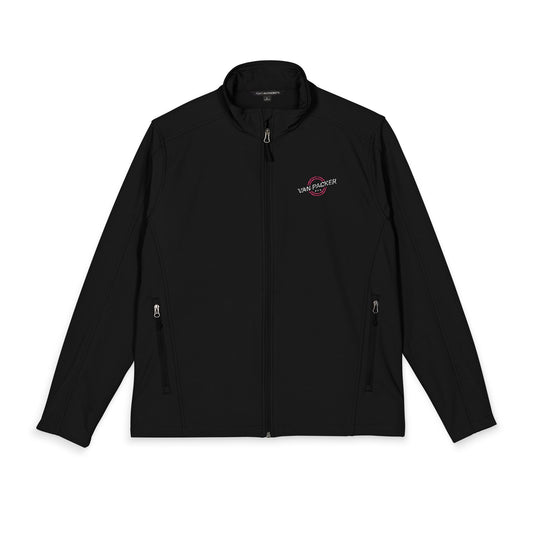 Embroidered Van-Packer Logo Soft Shell Jacket