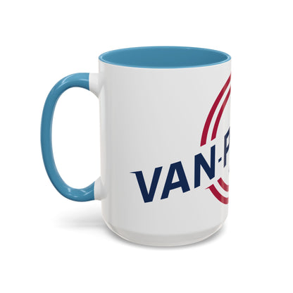 Modern Accent Van-Packer Coffee Mug — Bold Minimalist Circle Design (11/15 oz)