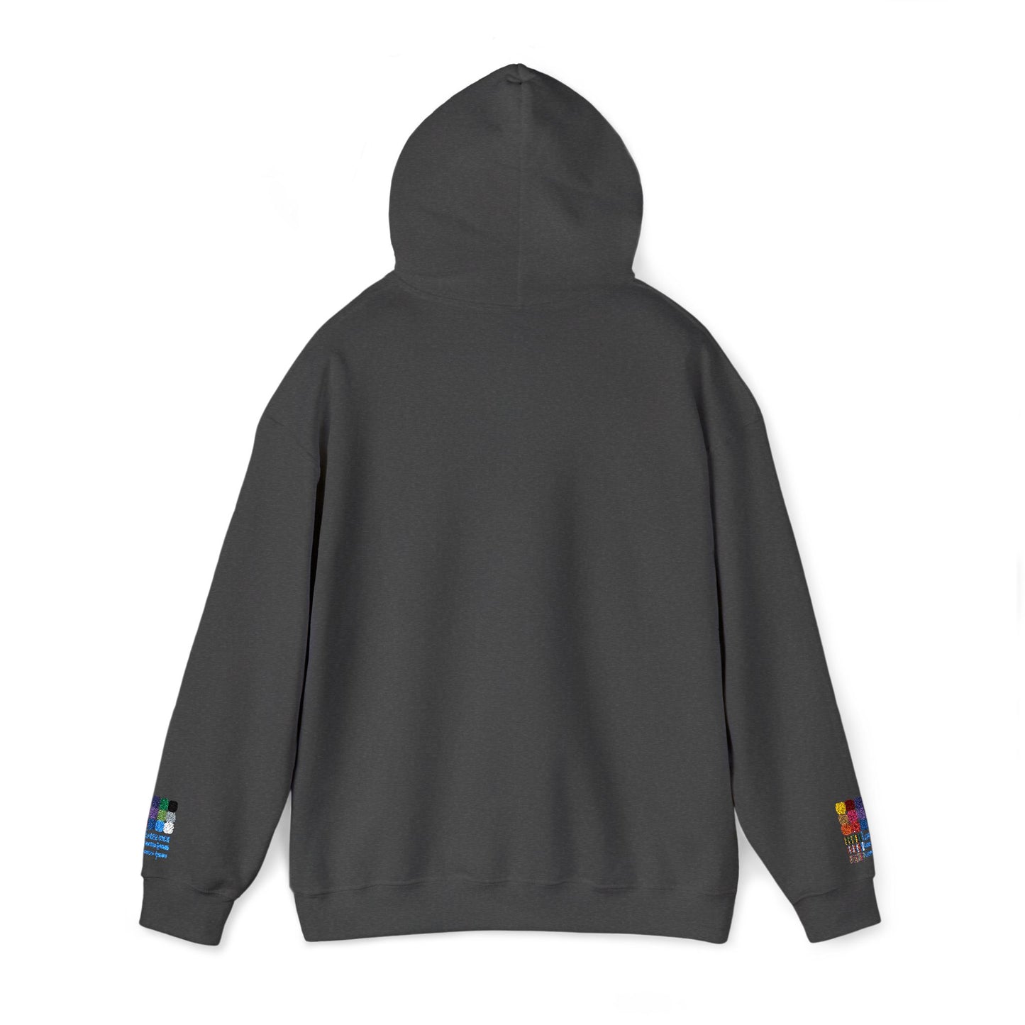 Unisex Heavy Blend™ Hooded Van-Packer White Logo Sweatshirt