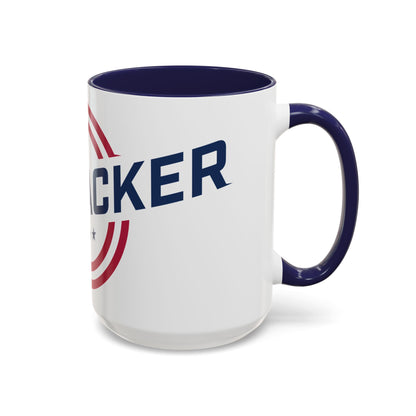 Modern Accent Van-Packer Coffee Mug — Bold Minimalist Circle Design (11/15 oz)