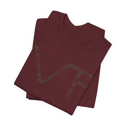Unisex Jersey Short Sleeve Van-Packer Pipe Dreams Tee