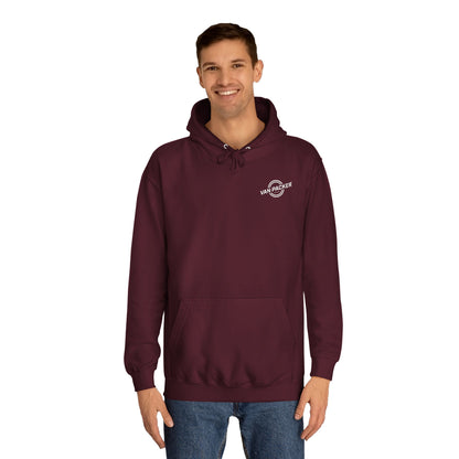 Unisex College Van-Packer White Logo Hoodie