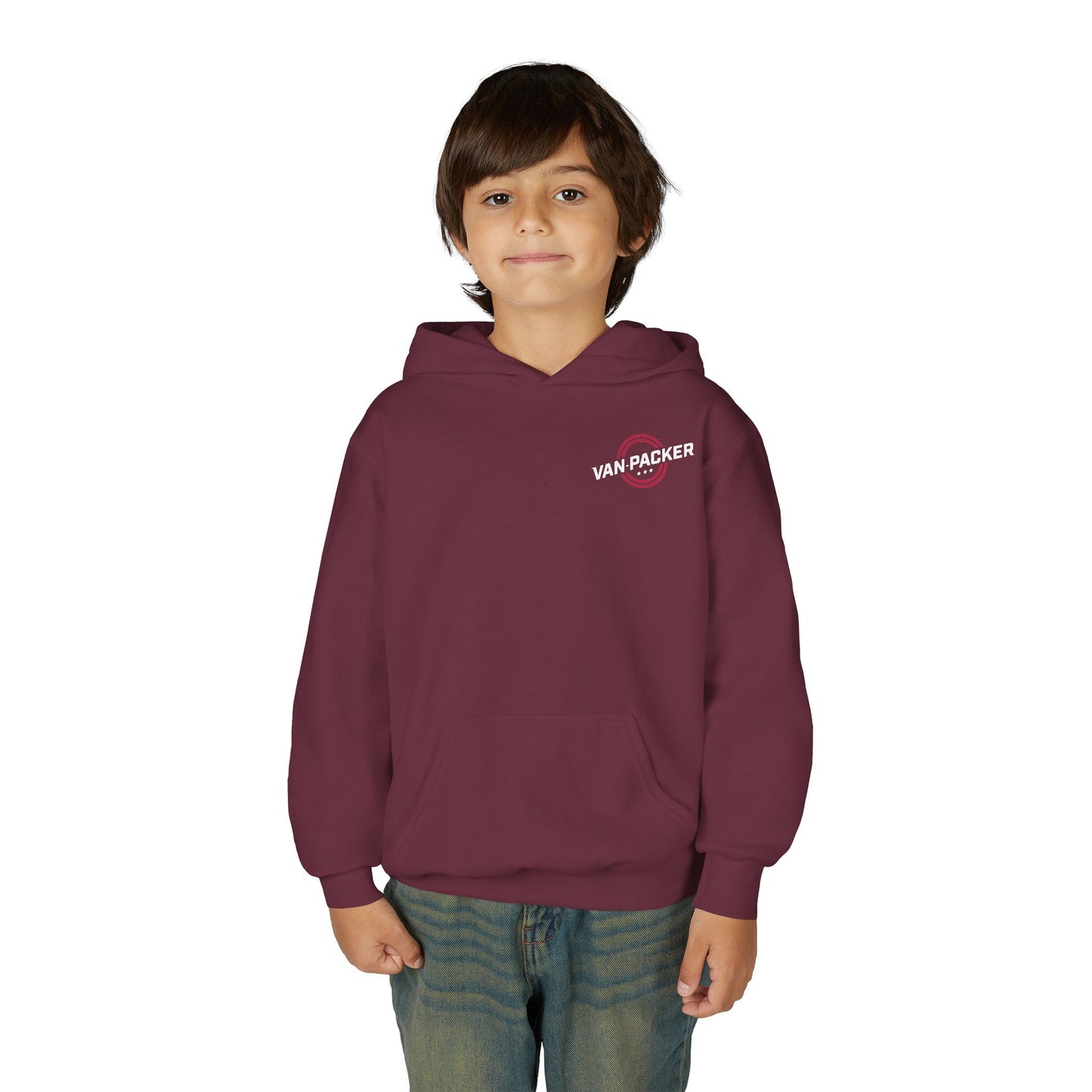 Youth Heavy Blend Hooded Van-Packer Sweatshirt