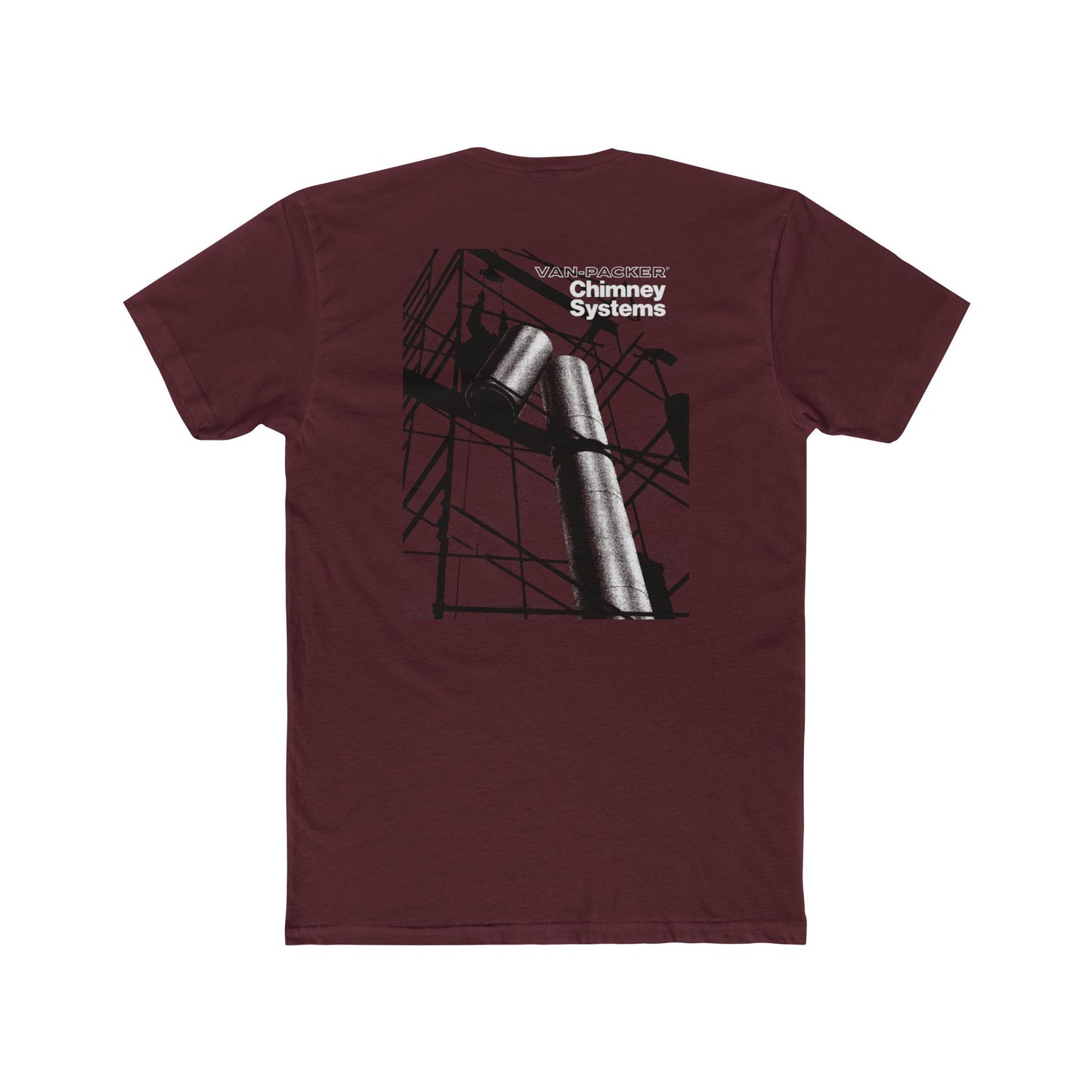 Vintage Industrial Back Print Unisex Van-Packer Tee