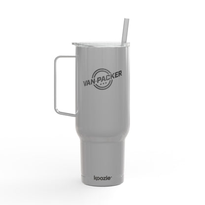 Koozie Insulated Tumbler with Lid & Van-Packer Logo, 40oz