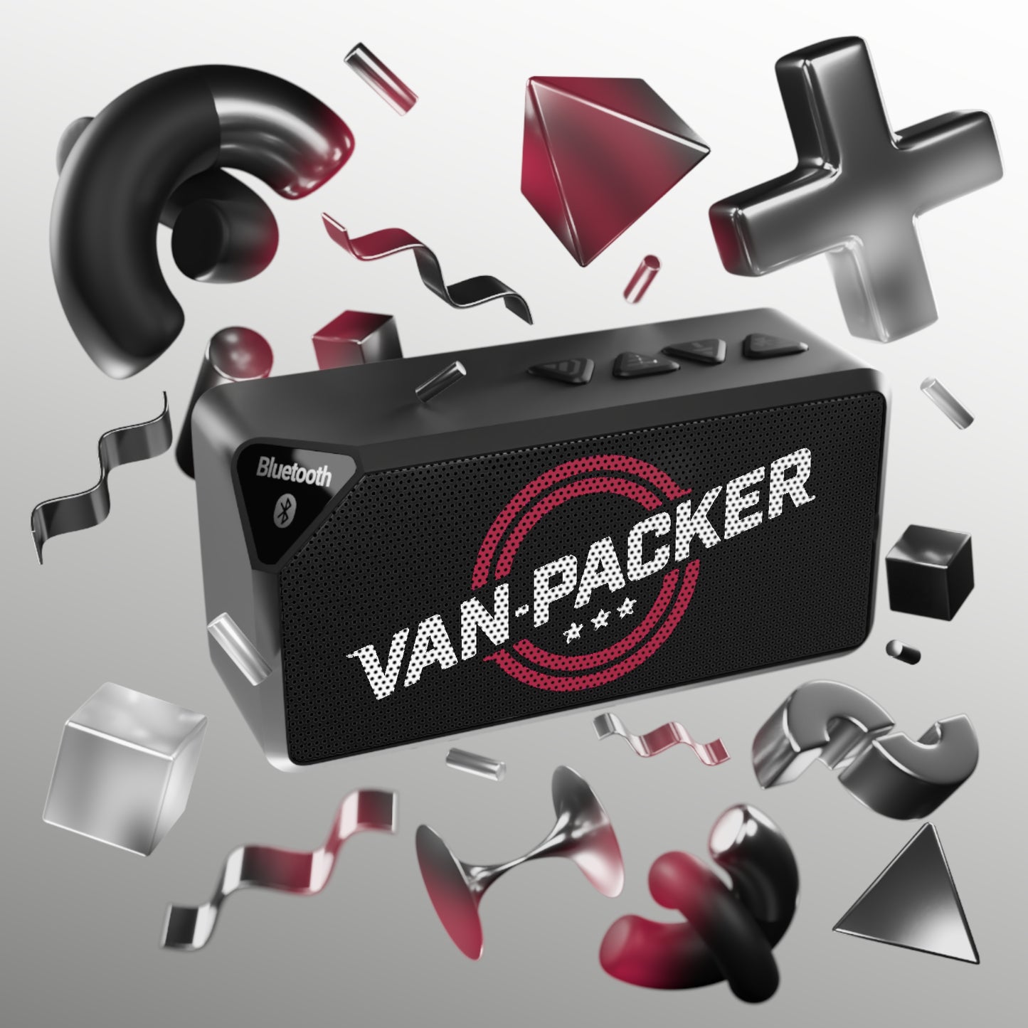 Van-Packer Bluetooth Speaker — Portable Wireless Speaker with Retro Logo
