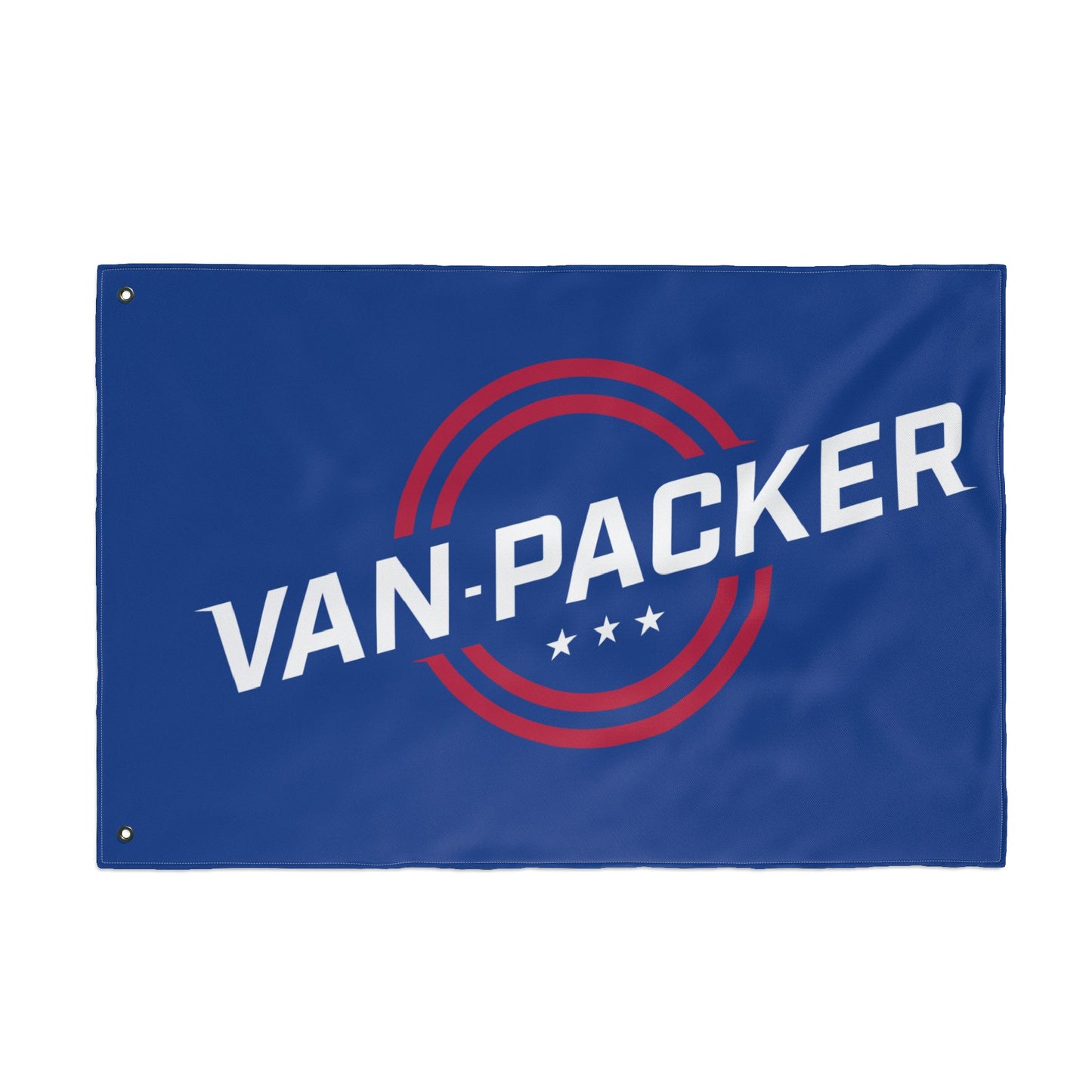 Double Sided Van-Packer Logo Flag