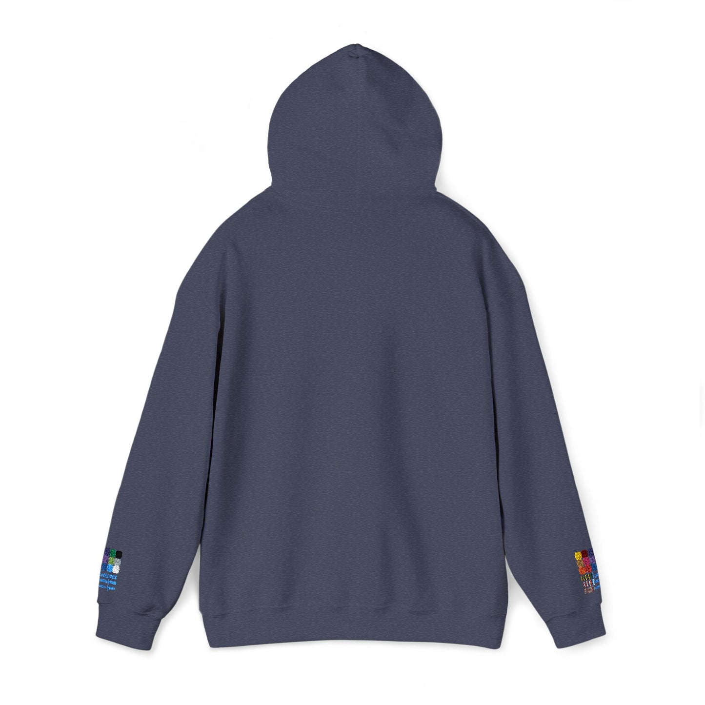 Unisex Heavy Blend™ Hooded Van-Packer White Logo Sweatshirt