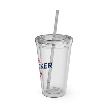 Van-Packer Sunsplash Tumbler with Straw, 16oz
