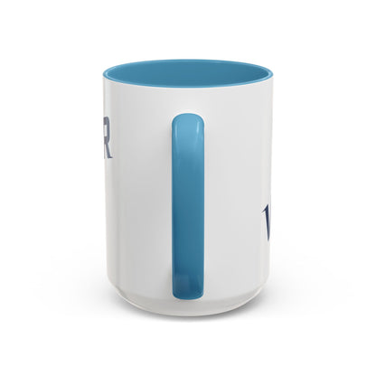 Modern Accent Van-Packer Coffee Mug — Bold Minimalist Circle Design (11/15 oz)