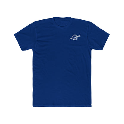 Unisex Cotton Crew Van-Packer White Logo Tee