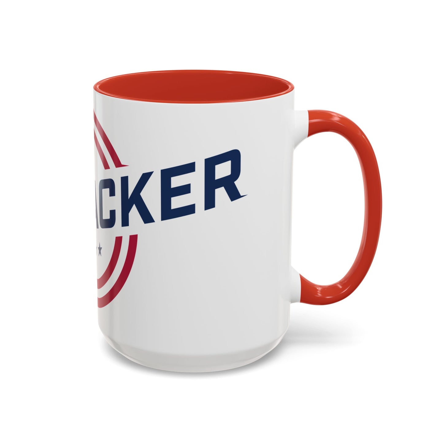 Modern Accent Van-Packer Coffee Mug — Bold Minimalist Circle Design (11/15 oz)