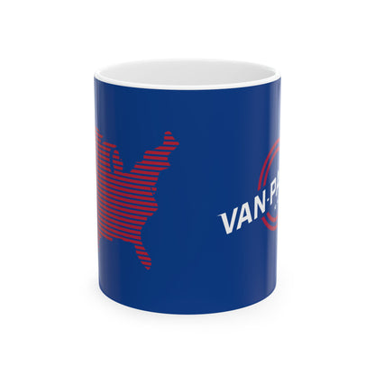 Ceramic Van-Packer USA Mug, (11oz, 15oz)
