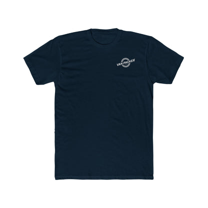 Unisex Cotton Crew Van-Packer White Logo Tee