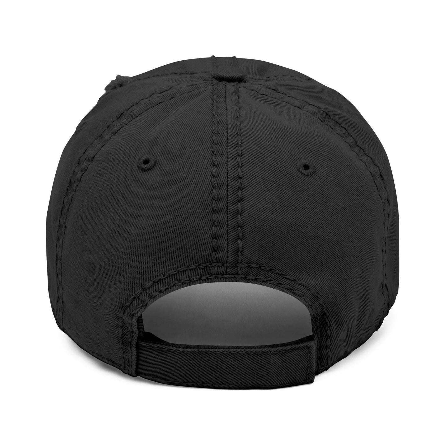 Distressed Dad Hat Van-Packer Logo