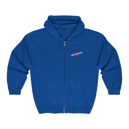 Unisex Heavy Blend™ Full Zip Hooded Van-Packer Sweatshirt