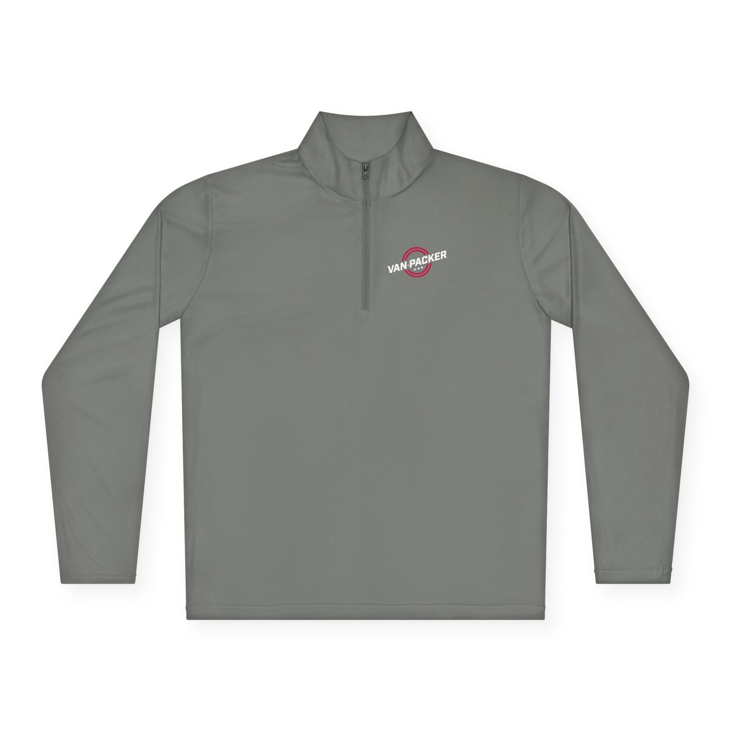 Lightweight Unisex Quarter-Zip Pullover Van-Packer Small Chest Logo