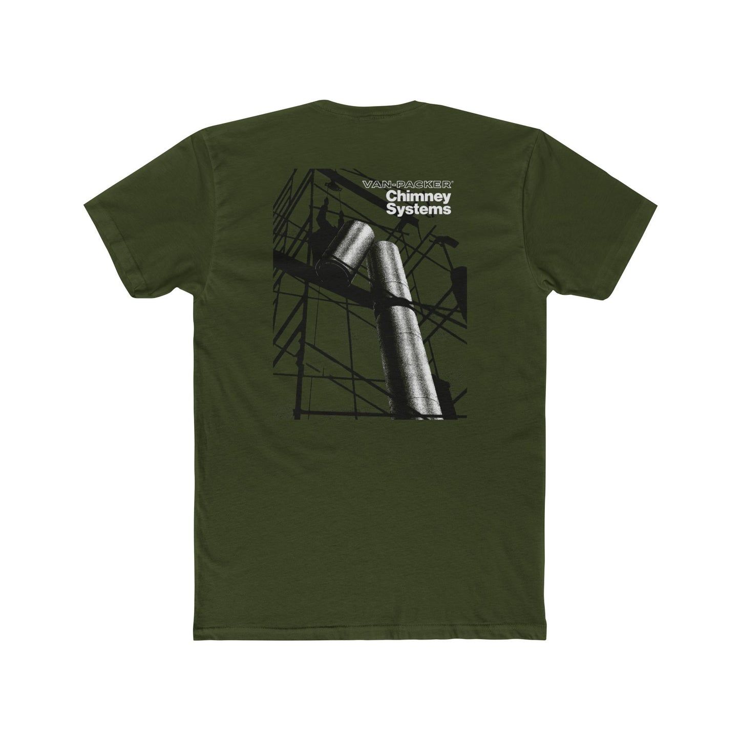 Vintage Industrial Back Print Unisex Van-Packer Tee