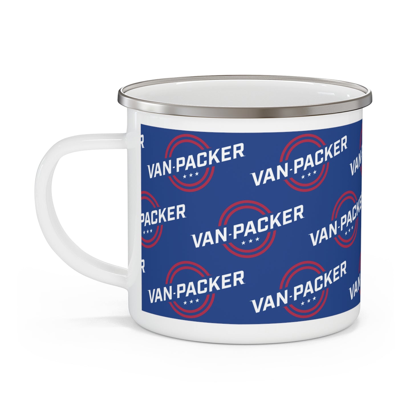 Enamel Camping Van-Packer Mug