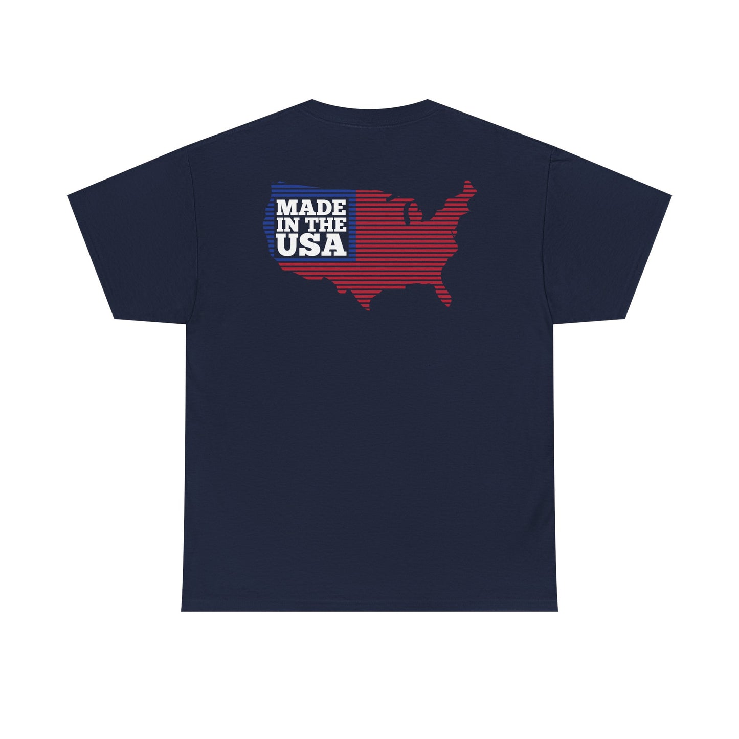 Van-Packer Logo Left Chest Made in the USA on Back T-Shirt