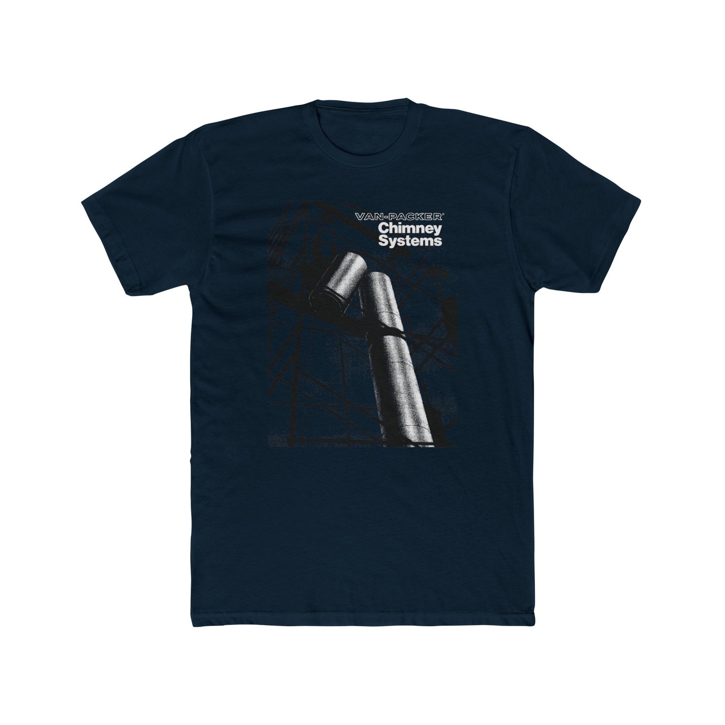 Vintage Van-Packer Chimney Systems Graphic Tee Supersoft Fashion-Fit Unisex Shirt