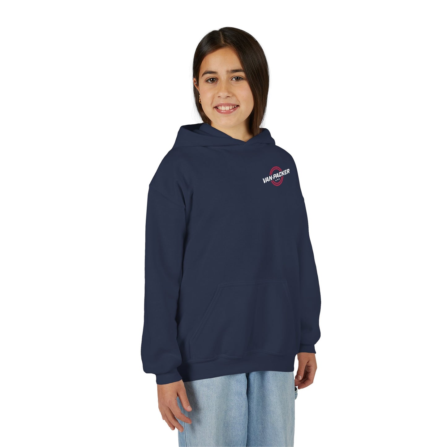 Youth Heavy Blend Hooded Van-Packer Sweatshirt