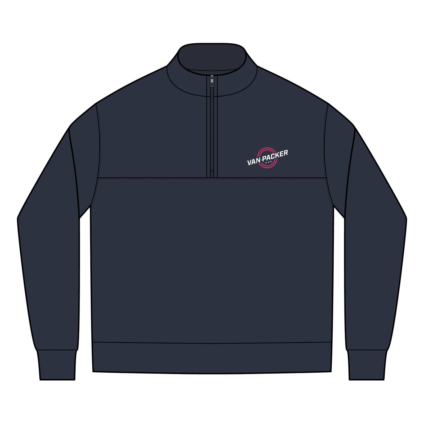 Embroidered Van-Packer Men's Quarter-Zip Mercer + Mettle