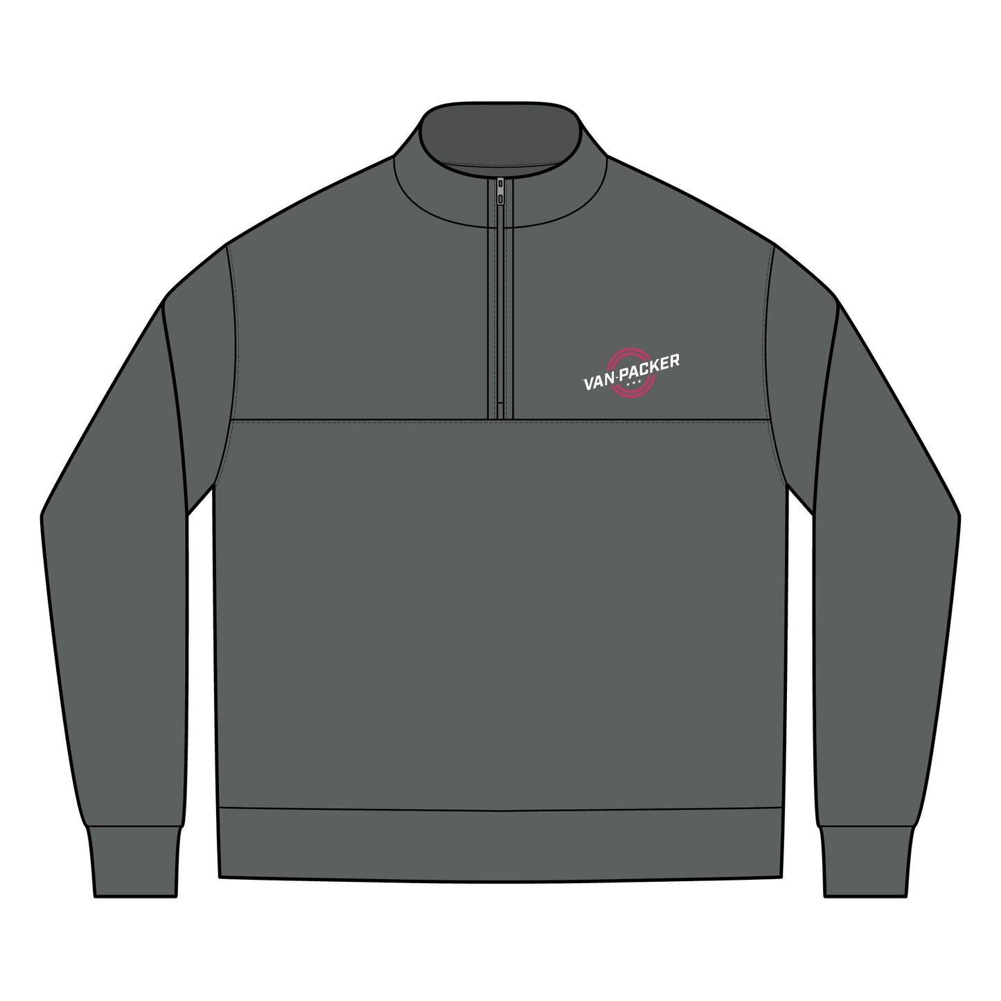 Embroidered Van-Packer Men's Quarter-Zip Mercer + Mettle