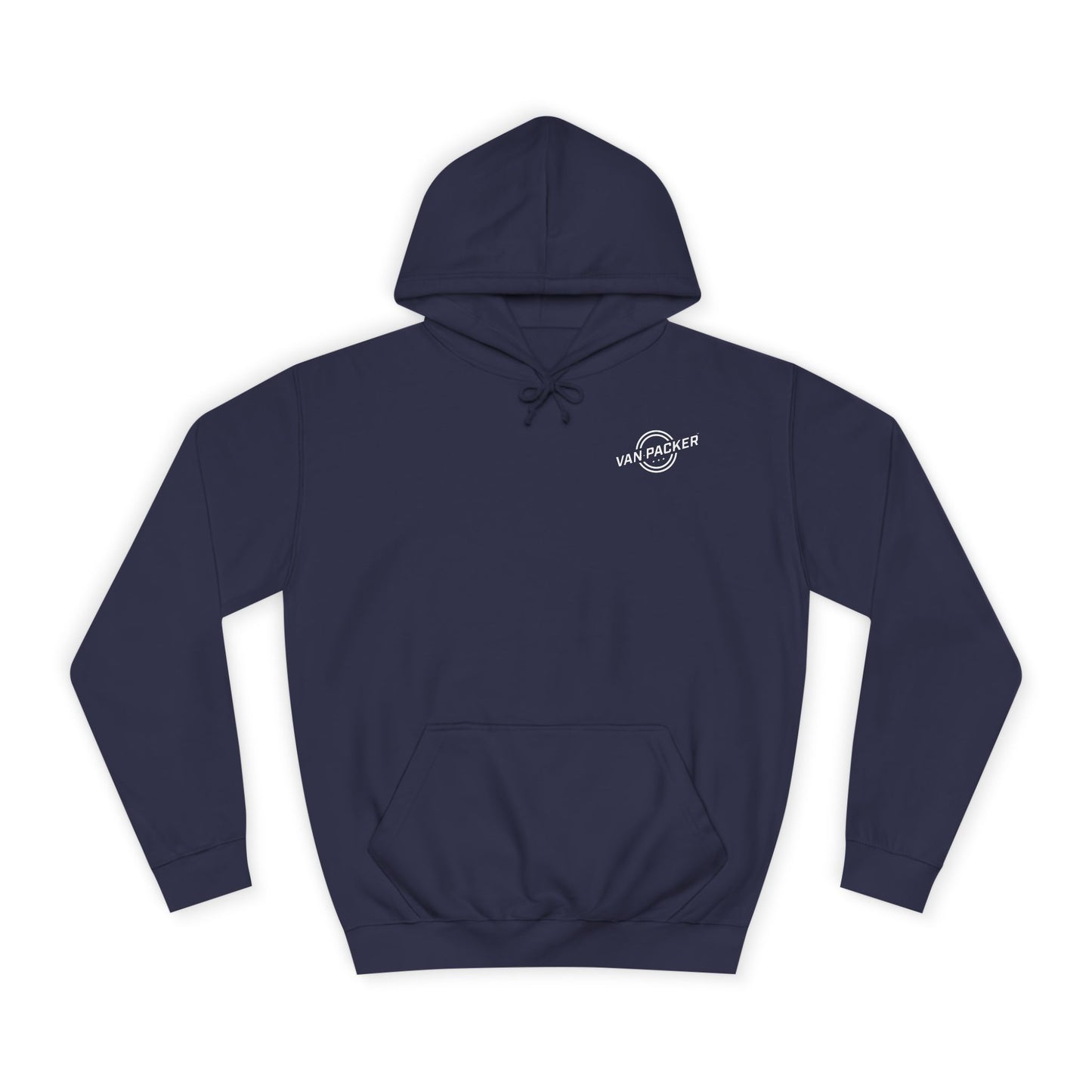 Unisex College Van-Packer White Logo Hoodie