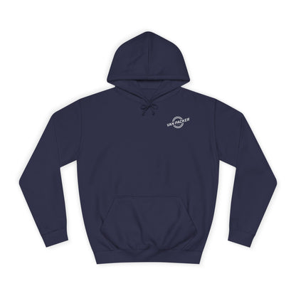 Unisex College Van-Packer White Logo Hoodie