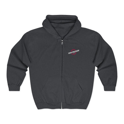 Unisex Heavy Blend™ Full Zip Hooded Van-Packer Sweatshirt
