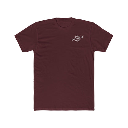 Unisex Cotton Crew Van-Packer White Logo Tee