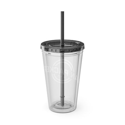 Van-Packer Sunsplash Tumbler with Straw, 16oz
